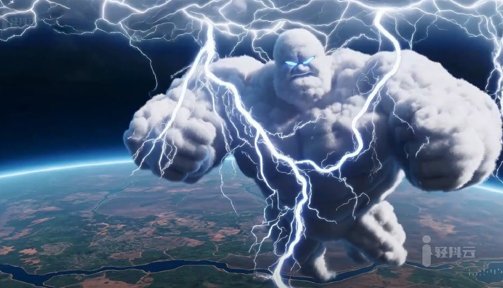 OpenAI文生短视频模型Sora生成的视频46-cloud-man云人