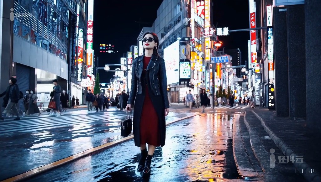 OpenAI文生短视频模型Sora生成的视频1-tokyo-walk美女东京步行 